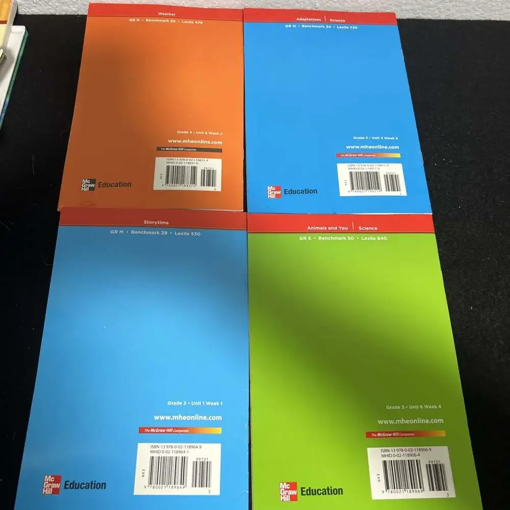 McGraw Hill Readers 3rd Grade Reading Level 8 Books Home School